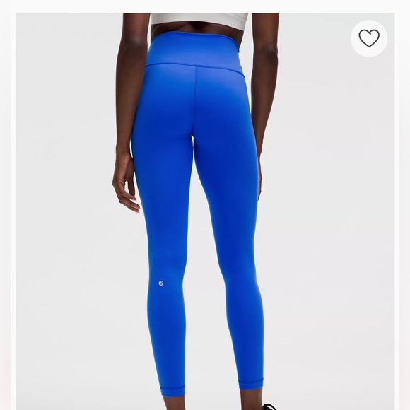 NWT LULULEMON Wunder Train HIGH-RISE PANT 28”~CERULEAN BLUE 6 - Picture 2 of 3